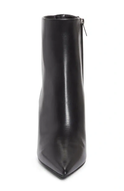 Jimmy Choo Pointed Toe High-heeled Ankle Boots In Black Calfskin Leather