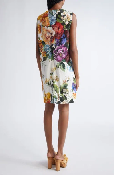 Dolce & Gabbana Dress Print Bouquet Flowers In Multi