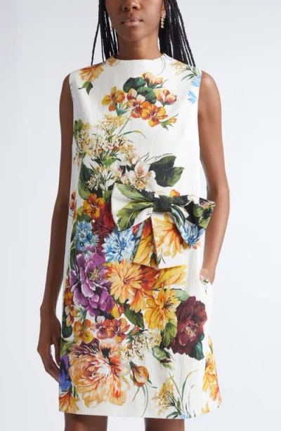 Dolce & Gabbana Dress Print Bouquet Flowers In Multi