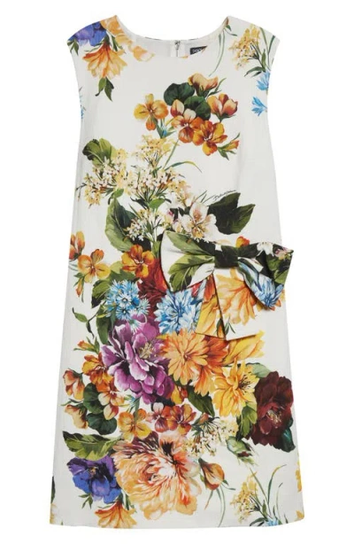 Dolce & Gabbana Dress Print Bouquet Flowers In Multi
