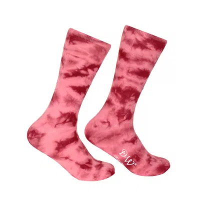 David Wej Men's Neutrals Abstract Socks - Pink In Pink