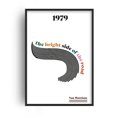 Fanclub Bright Side Of The Road Van Morrison Abstract Giclée Art Print A3 In White