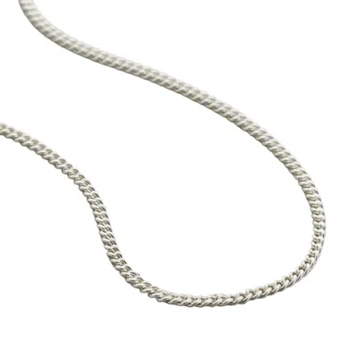 Posh Totty Designs Mens Sterling Silver Curb Chain In Gray