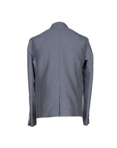 Shop Dsquared2 Blazer In Dark Blue