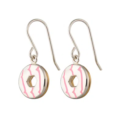 Lily Charmed Women's Sterling Silver Party Ring Hook Earrings