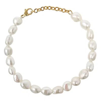 Kiri & Belle Women's Alyssa All Baroque Pearl Gold Filled Bracelet In Gold
