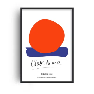 Fanclub Close To Me The Cure Music Inspired Giclée Art Print A2 In Red