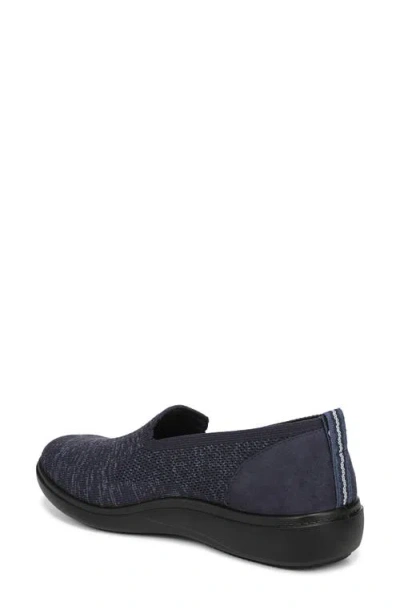 Lifestride Women's Boulevard Washable Round Toe Slip Ons In Blue