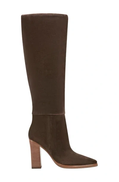 Marc Fisher Ltd Women's Lannie Dress Leather Boot In Brown