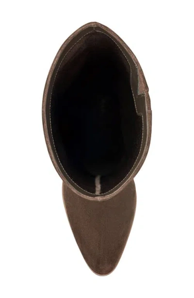 Marc Fisher Ltd Women's Lannie Dress Leather Boot In Brown