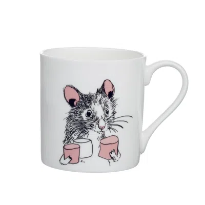 Jimbobart M  Alphabet Of Snacking Animals Mug In White