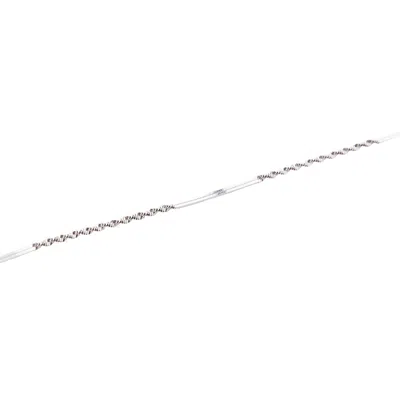 Spero London Semi Singapore Sterling Silver Bracelet In Silver