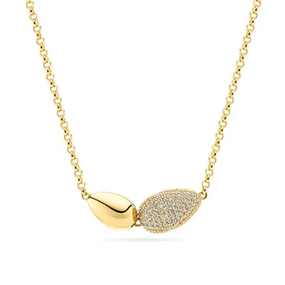 Sif Jakobs Jewellery Necklace Goccia Due In Gold