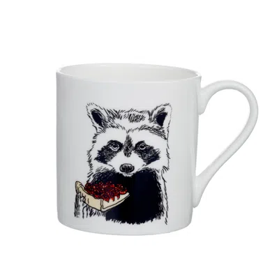 Jimbobart R  Alphabet Of Snacking Animals Mug In White
