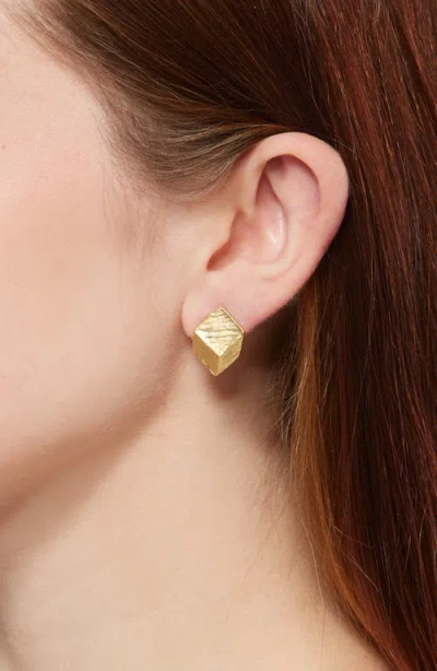 Karine Sultan Stud Earrings In Gold