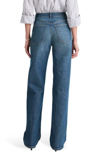 Madewell The Perfect High Waist Wide Leg Jeans In Blue