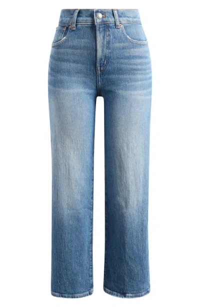 Madewell The Perfect High Waist Wide Leg Jeans In Blue