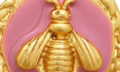 Karine Sultan Bee Dangle Clip-on Earrings In Multi