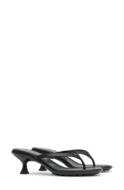 Mansur Gavriel Mari Kitten Heel Sandal In Black