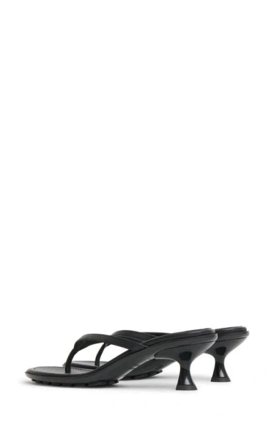 Mansur Gavriel Mari Kitten Heel Sandal In Black