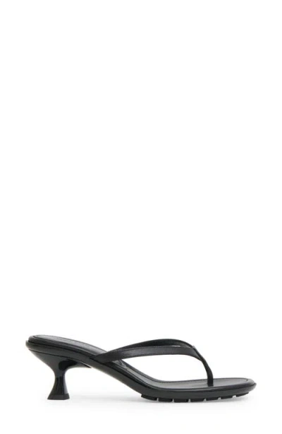 Mansur Gavriel Mari Kitten Heel Sandal In Black