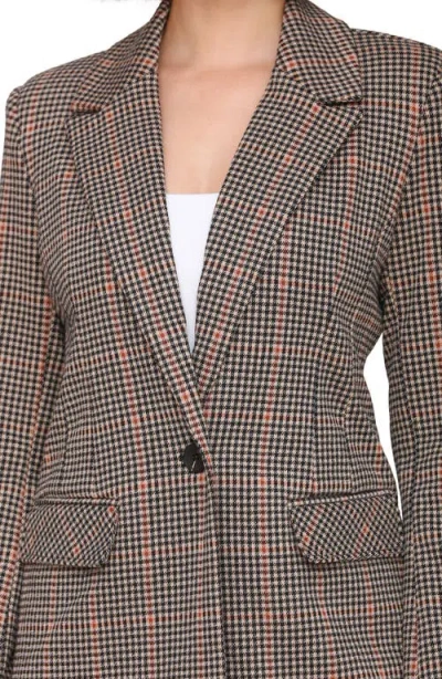 Bagatelle Tailored One-button Blazer In Multi