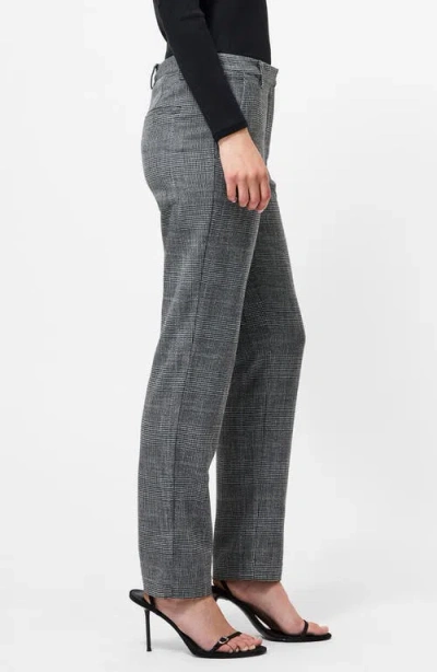 French Connection Slim Fit Cropped Pants In Gray