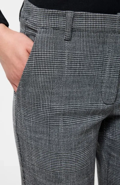 French Connection Slim Fit Cropped Pants In Gray