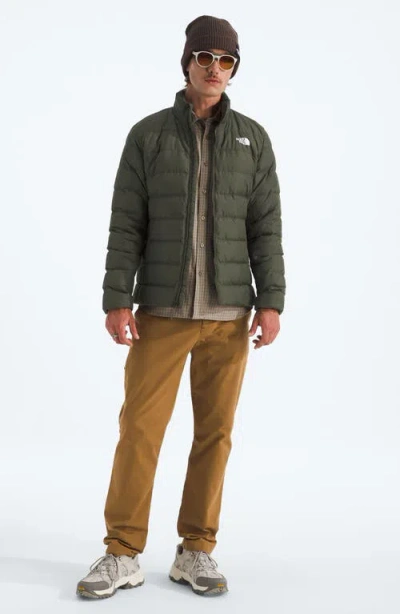The North Face Men's Aconcagua Long Sleeve Jacket In Green