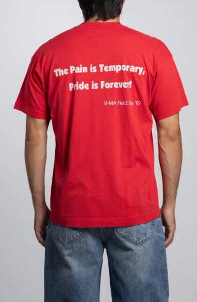 Elwood Vintage R-ma Field Day '97 Tee In Red