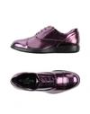Hogan Laced Shoes In Mauve