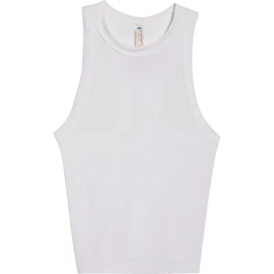 Free People Brexley Ribbed Bodysuit In White In Multi