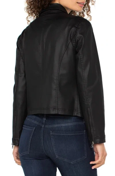 Liverpool Los Angeles 90s Coated Jacket In Animal Print