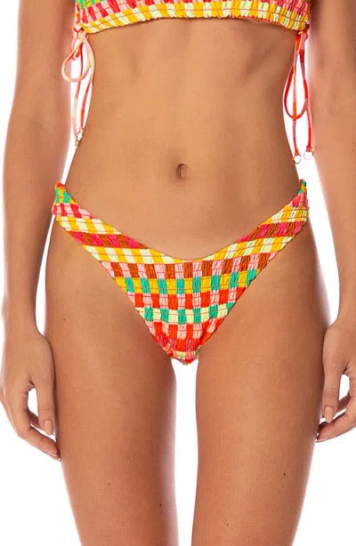 Maaji Golden Gambit Splendor Reversible Bikini Bottoms In Multi