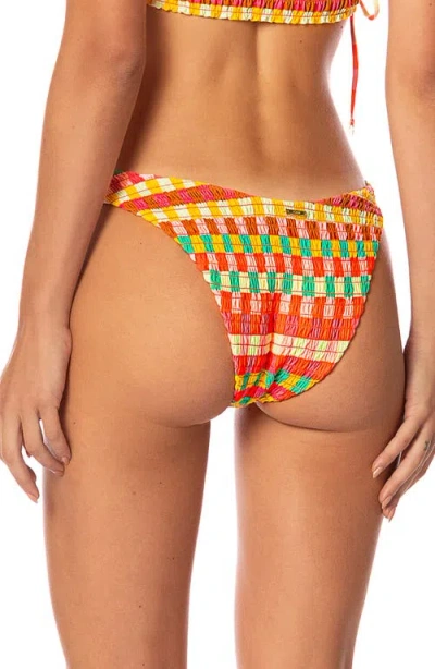 Maaji Golden Gambit Splendor Reversible Bikini Bottoms In Multi