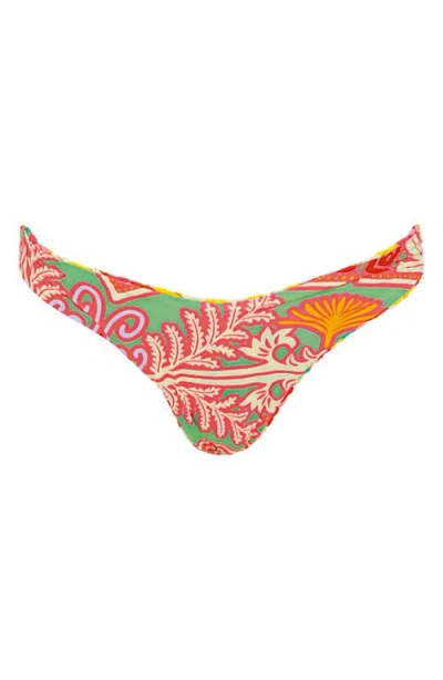 Maaji Golden Gambit Splendor Reversible Bikini Bottoms In Multi