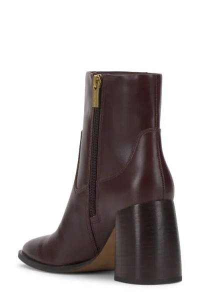 Vince Camuto Dayana Block Heel Bootie In Brown