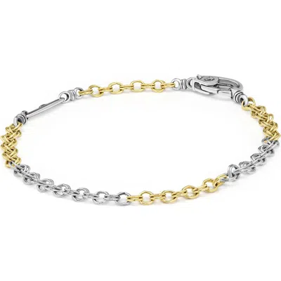 Lagos Two-tone High Jinks Link Chain Bracelet In Gold