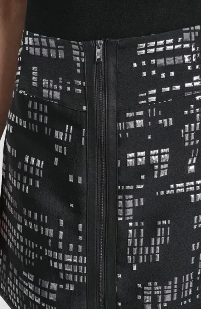 Dkny Women's Abstract Print Mini Skirt In Multi