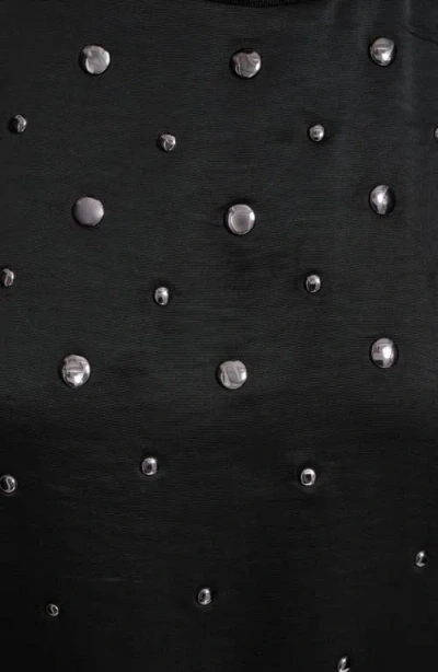 Dkny Women's Studded Boxy Short Sleeve Top In Animal Print