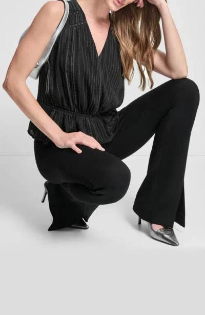 Dkny Women's Studded Peplum Pull On Top In Multi