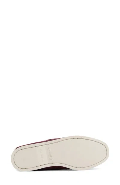 Sperry Authentic Original 2 Eye Boat Shoe In Burgundy