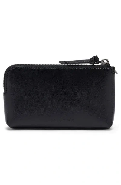 Marc Jacobs Snapshot Wristlet Clutch Bag And Strap In Black