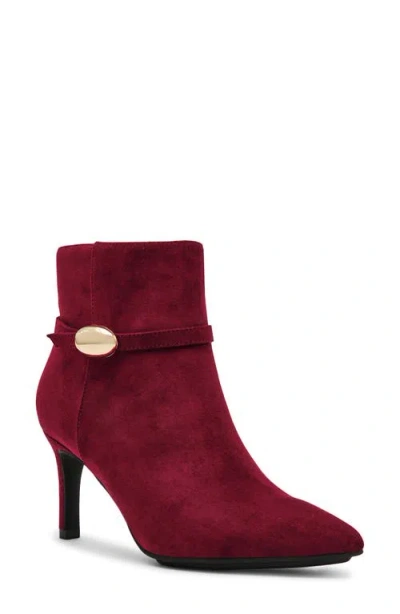 Anne Klein Margie Bootie In Red