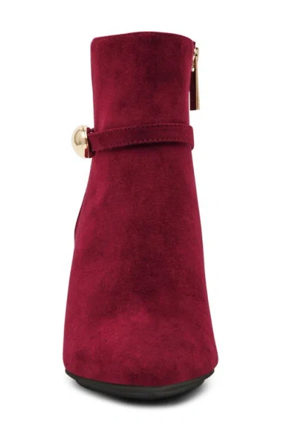 Anne Klein Margie Bootie In Red