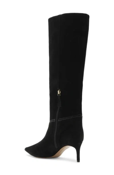 Alexandre Birman Malva Pointed Toe Knee High Boot In Black