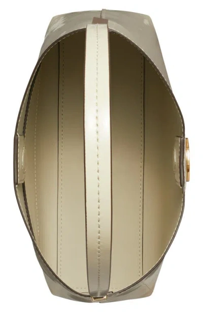 Tory Burch Robinson Spazzolato Leather Hobo Bag In Brown