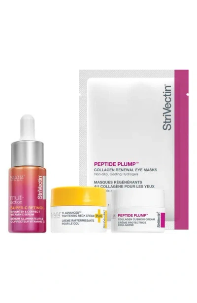 Strivectin 4-pc. Neck And Hydrating Face Cream With Serum Gift Set In Transparent
