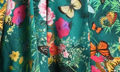 L'agence Geneva Crepe Cover-up Maxi Sundress In Multi