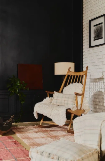 Lorena Canals Tartan Throw Blanket In Neutral